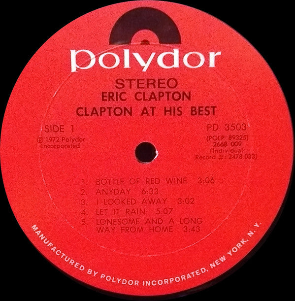 Release: At His Best-Vinyl-US-1972-PD 3503-13861927