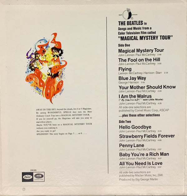 Release: Magical Mystery Tour-Vinyl-US-1971-SMAL 2835, 2835, SMAL-2835-16185177