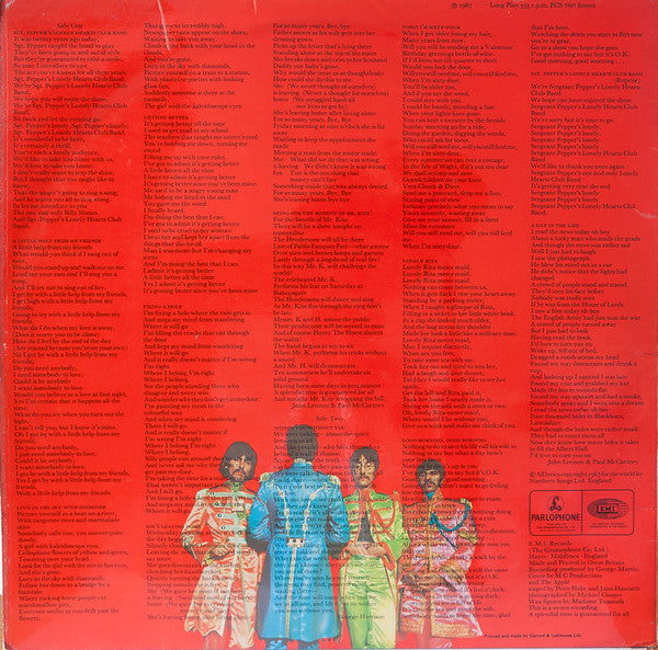Release: Sgt. Pepper's Lonely Hearts Club Band-Vinyl-UK-1976-PCS 7027-13546212