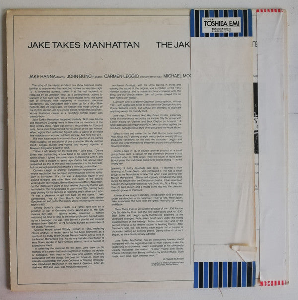 Master Release: Jake Takes Manhattan  by The Jake Hanna Quintet