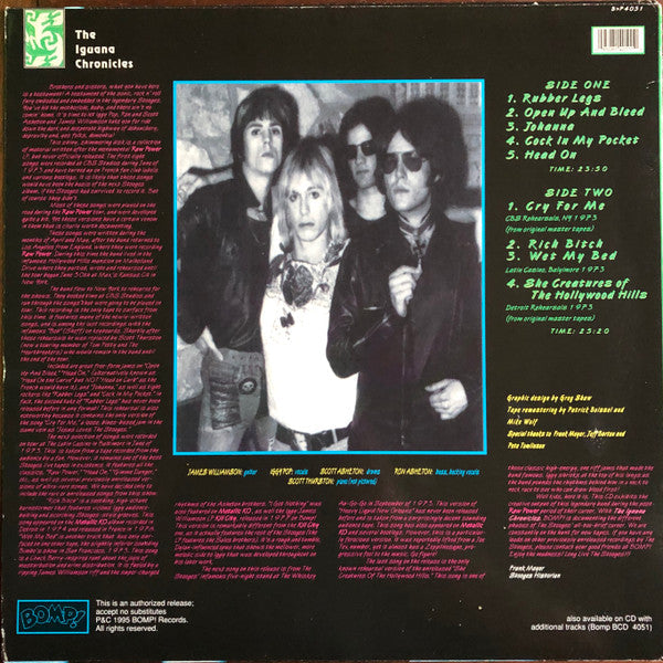 Master Release: Open Up And Bleed! by The Stooges