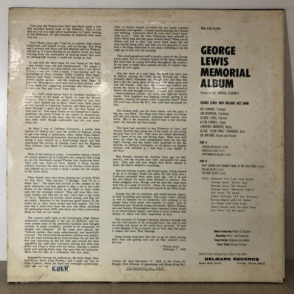 Master Release: The Singing Clarinet by George Lewis (2)