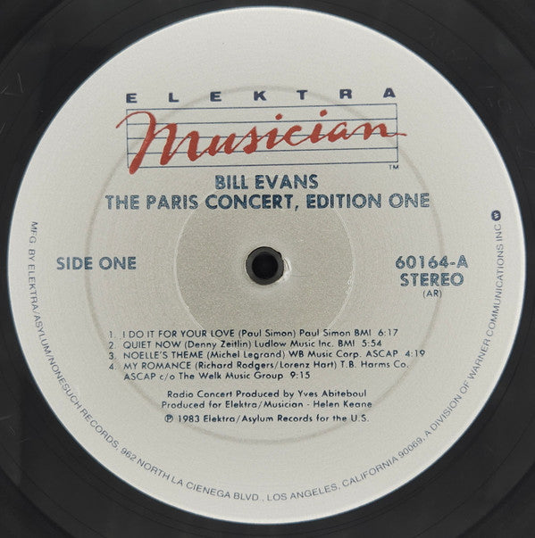 Master Release: The Paris Concert (Edition One) by Bill Evans