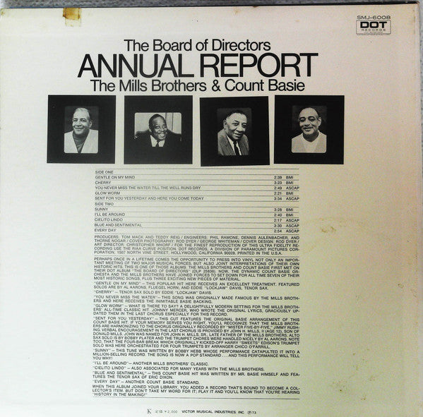 Release: The Board Of Directors Annual Report-Vinyl-Japan-1973-SMJ-6008-13251702