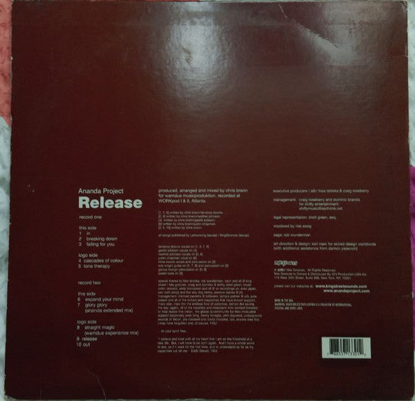 Master Release: Release by The Ananda Project