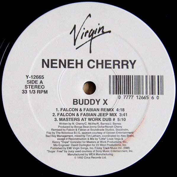 Release: Buddy X-Vinyl-US-1992-Y-12665-65332