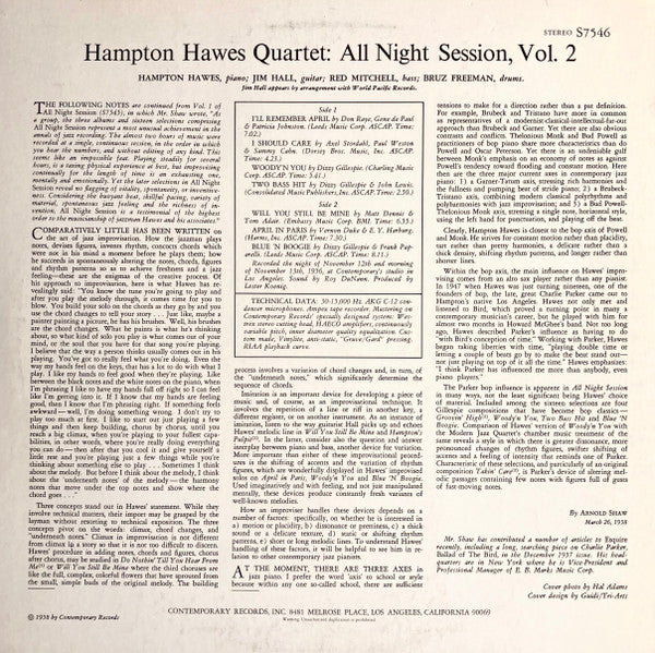 Release: All Night Session! Vol. 2-Vinyl-Japan-None-P-7599-10952933