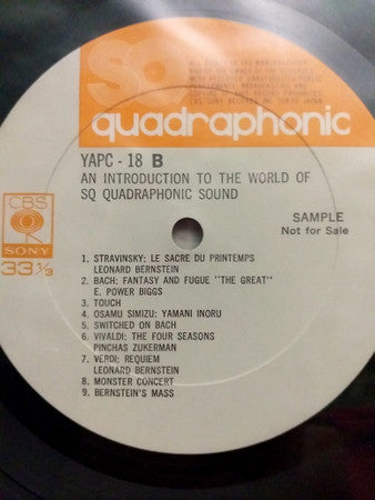 An Introduction To The World Of SQ Quadraphonic Sound