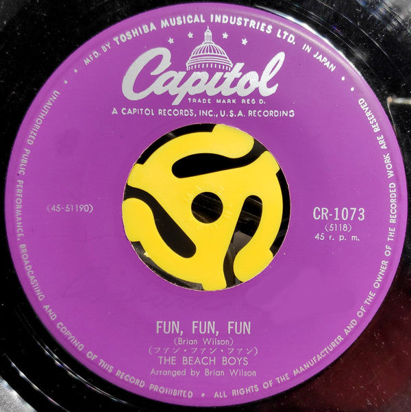 ファン・ファン・ファン = Fun, Fun, Fun / サーフ・ロマンス = Why Do Fools Fall In Love