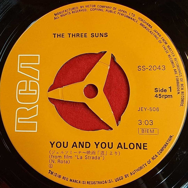 Master Release: You And You Alone / The Touch by The Three Suns