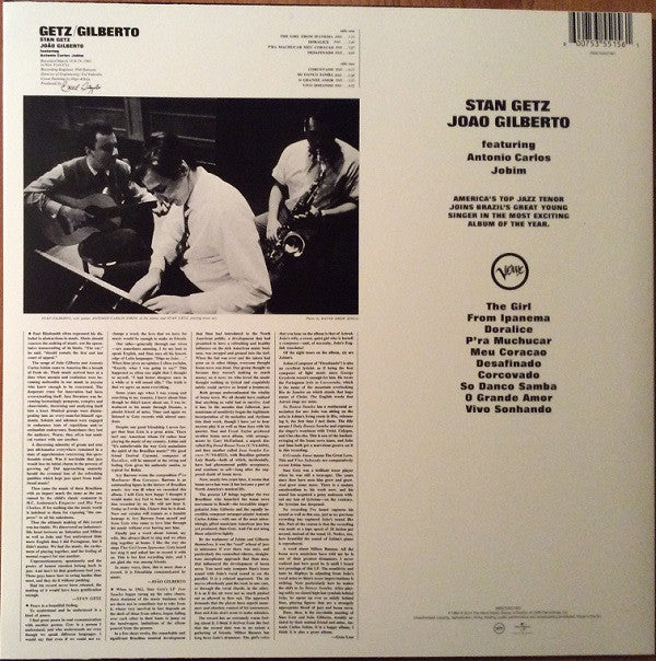 Release: Getz / Gilberto-Vinyl-Europe-2014-0600753551561, 0600753551561-11572262