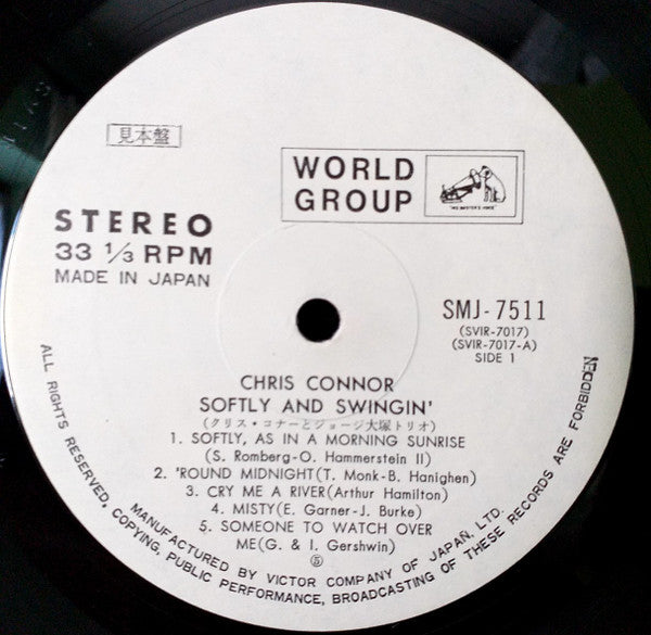 Master Release: Softly and Swingin' by Chris Connor