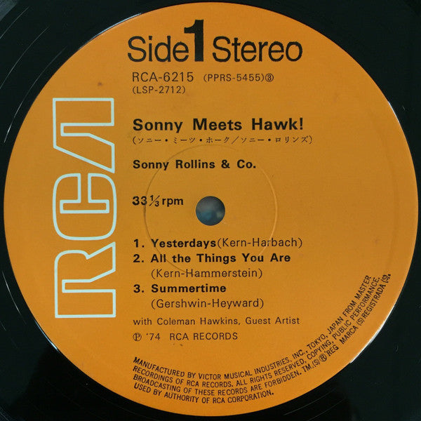 Sonny Meets Hawk!