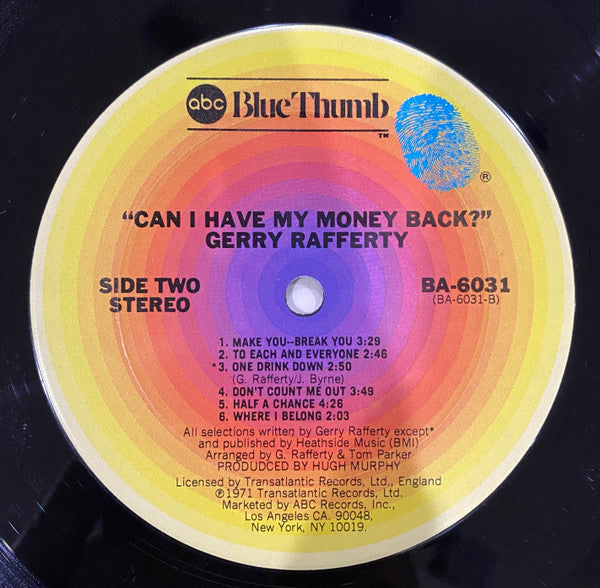Can I Have My Money Back?