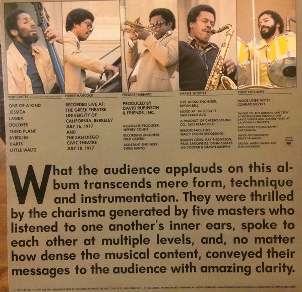Release: The Quintet-Vinyl-US-1977-C2 34976-12076744
