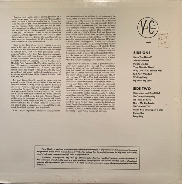 Release: Unknown Release-Vinyl-US-None-4004-10389470