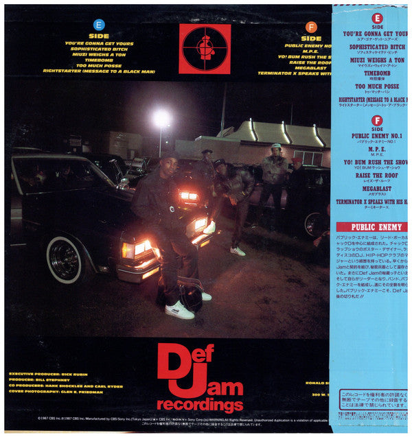 Release: Yo!  Bum Rush The Show-Vinyl-Japan-1987-28AP 3308(DJ)-25515787
