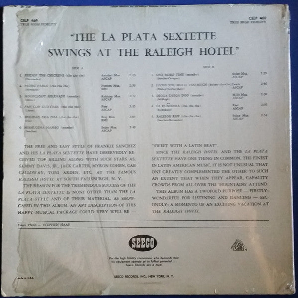 Master Release: The La Plata Sextette Swings At The Raleigh Hotel by La Plata Sextette