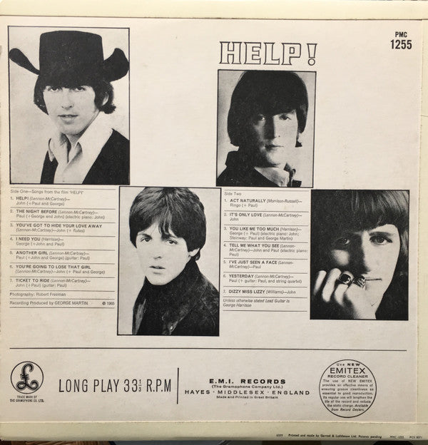 Release: Help!-Vinyl-UK-1965-PMC 1255-10200092