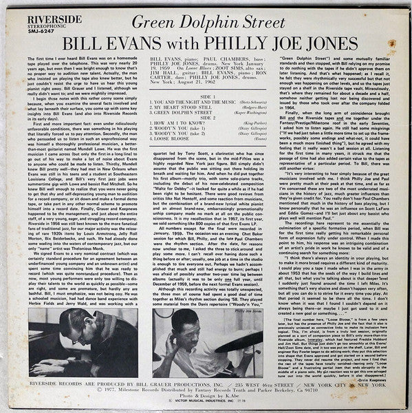 Release: Green Dolphin Street-Vinyl-Japan-1978-MILES-6038-A, SMJ-6247-27494859
