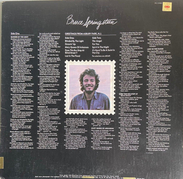Release: Greetings From Asbury Park, N.J.-Vinyl-US-1975-PC 31903-18942715