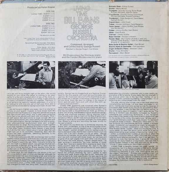 Release: Living Time-Vinyl-US-1972-KC 31490-14413686