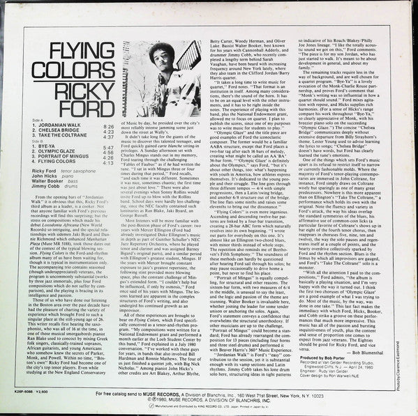 Release: Flying Colors-Vinyl-Japan-1980-K26P-6088-25235227