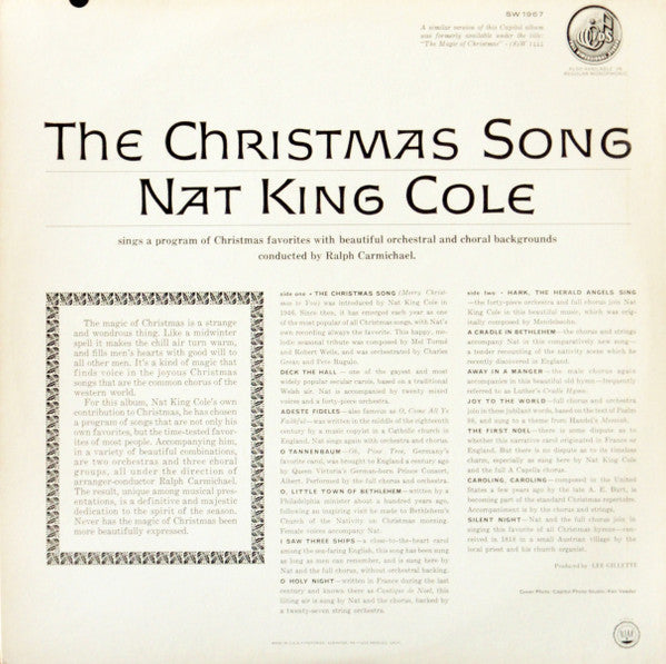 Release: The Christmas Song-Vinyl-US-1973-SW 1967, SW-1967-15518257
