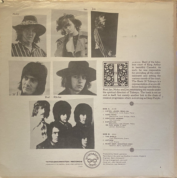 Release: The Book Of Taliesyn-Vinyl-US-None-T-107-10286806