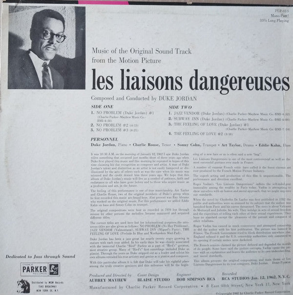 Release: Les Liaisons Dangereuses-Vinyl-US-1962-PLP-813-20032189