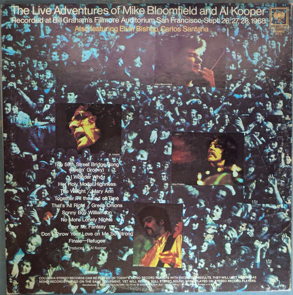 The Live Adventures Of Mike Bloomfield And Al Kooper