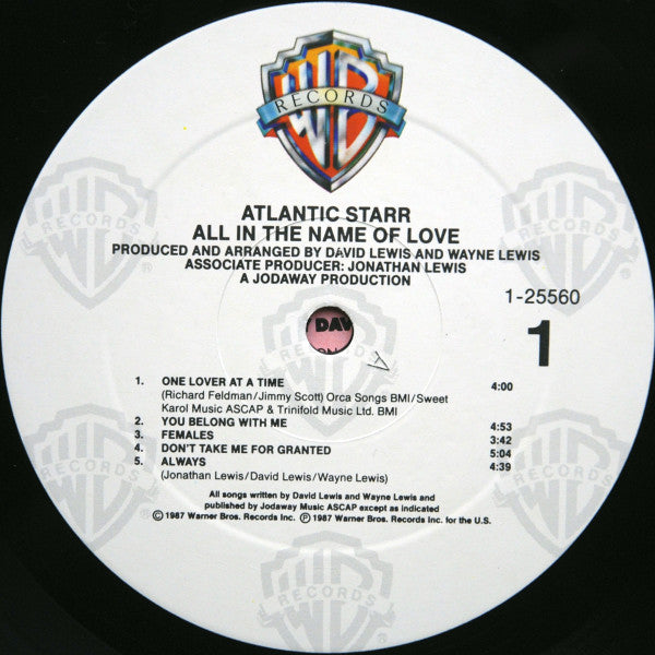All In The Name Of Love
