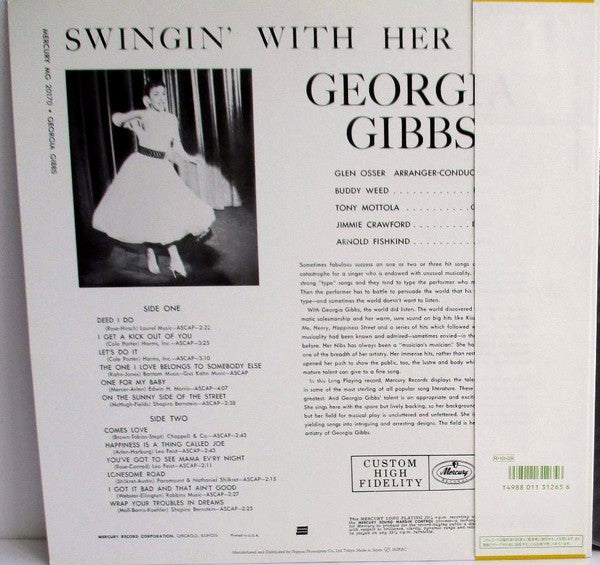 Master Release: Swinging With Her Nibs by Georgia Gibbs