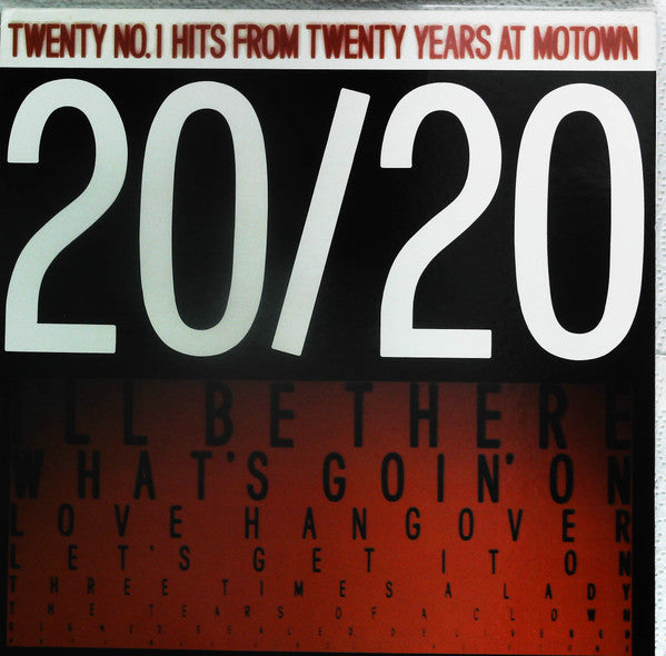 Release: 20/20 Twenty No.1 Hits From Twenty Years At Motown-Vinyl-Japan-1980-VIP-5092~3-13276094