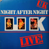 UK (3) - Night After Night (Vinyl, LP, Album) Very Good Plus (VG+) / Very Good (VG)