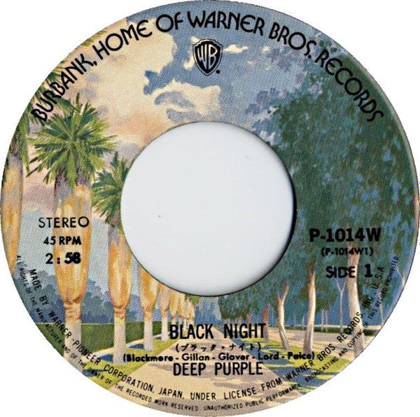 Release: Black Night-Vinyl-Japan-1974-P-1014W-32935842