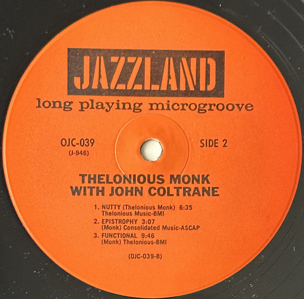 Thelonious Monk With John Coltrane
