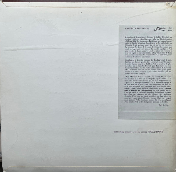 Release: Musique A La Cour De Suède-Vinyl-France-None-CL-7-23330951