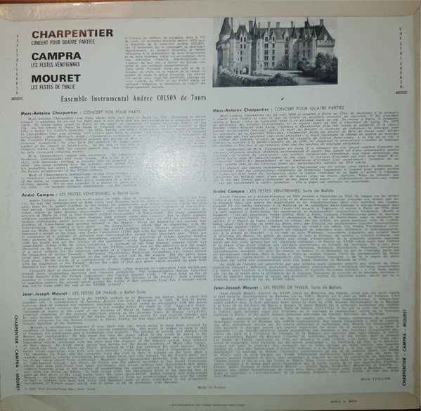 Master Release: Charpentier - Campra - Mouret by Marc Antoine Charpentier