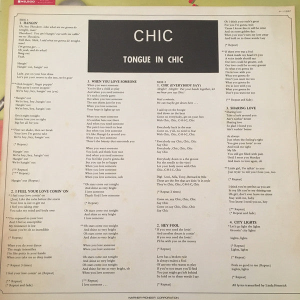 Tongue In Chic