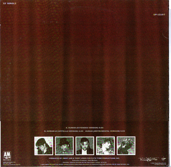 Release: Human-Vinyl-US-1986-SP-12197-15778791