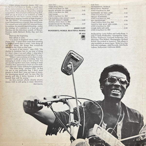 Release: Jimmy Cliff-Vinyl-US-None-SP 4251-24017084