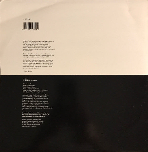 Release: Biko-Vinyl-UK-1987-PGS 612-1541413