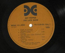 Release: The Late Show-Vinyl-Japan-1982-YS-7109-DU-7508050