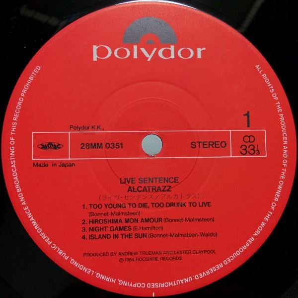 Live Sentence (No Parole From Rock 'n' Roll)