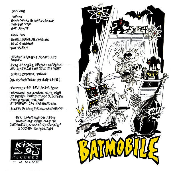 Release: Batmobile-Vinyl-Netherlands-1985-KIX 4 U 2222, 4 U 2222, 4U2222-7264127