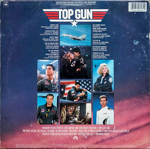 Release: Top Gun (Original Motion Picture Soundtrack)-Vinyl-US-1986-SC 40323, C 40323-8082649