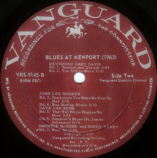 Blues At Newport (Recorded Live At The Newport Folk Festival 1963)