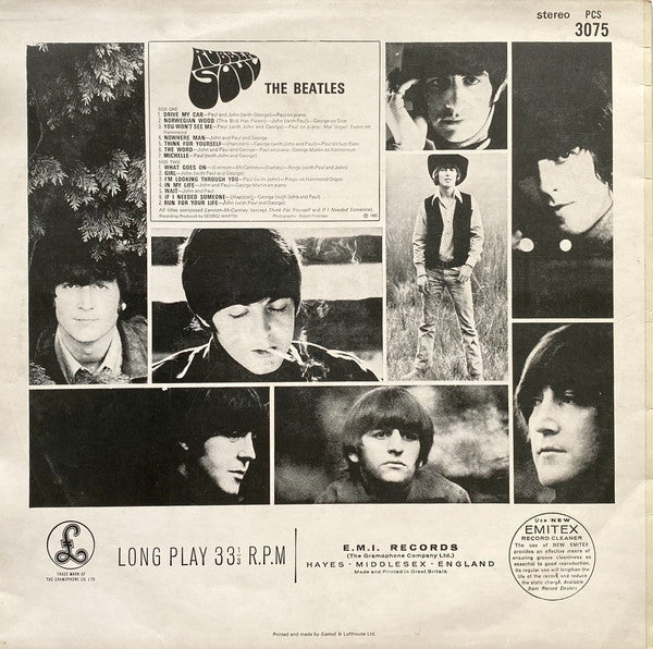 Release: Rubber Soul-Vinyl-UK-1976-PCS 3075-1643341