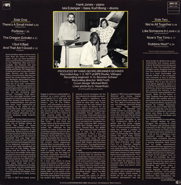 Master Release: Have You Met This Jones? by Hank Jones Trio